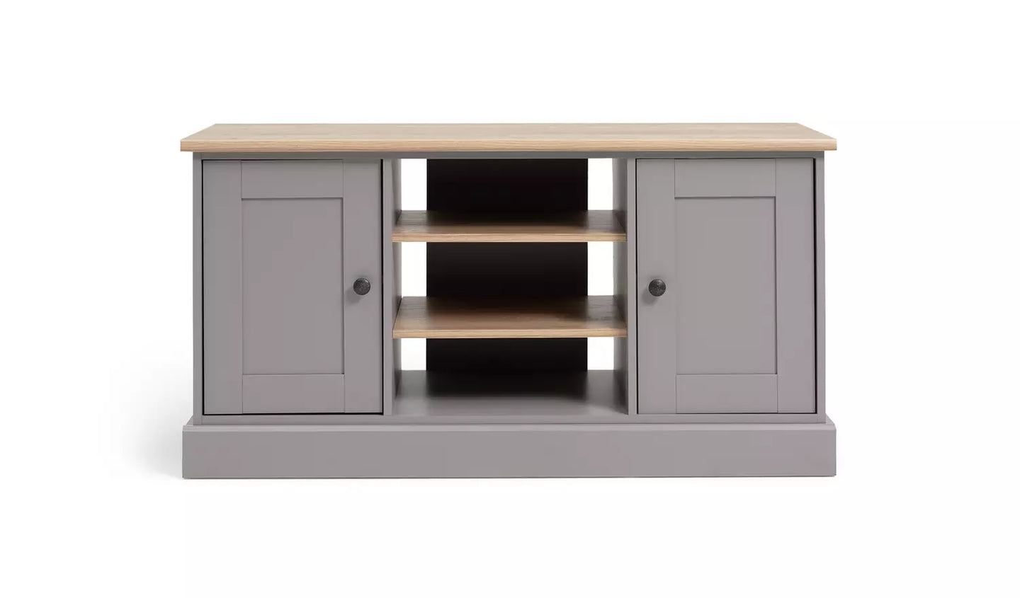 Assembled Winchester 2 Door Sideboard and TV Unit - Grey